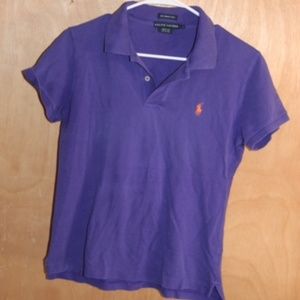 Womens Purple Ralph Lauren Polo Large